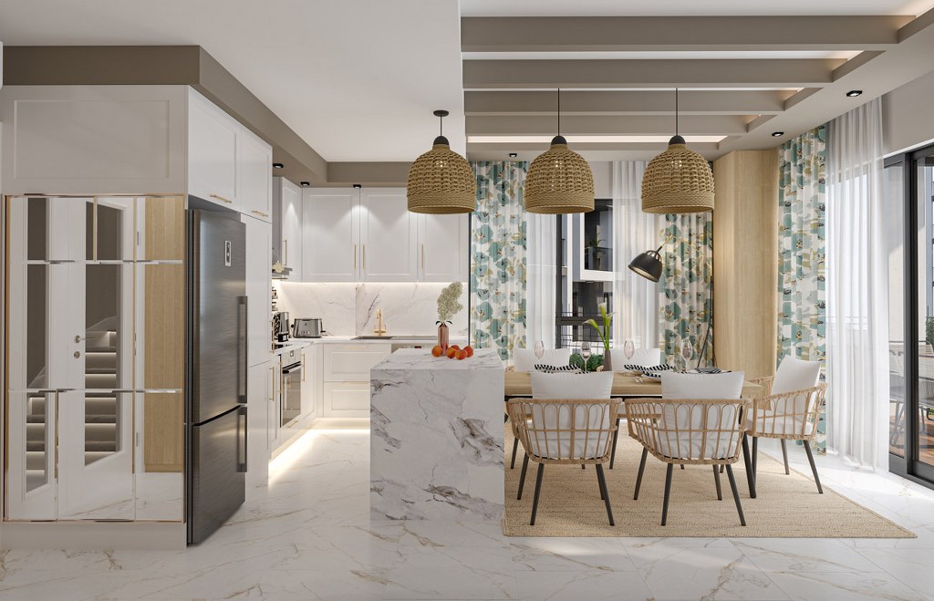Роскошные апартаменты «Emerald Grand Deluxe» в Авсалларе