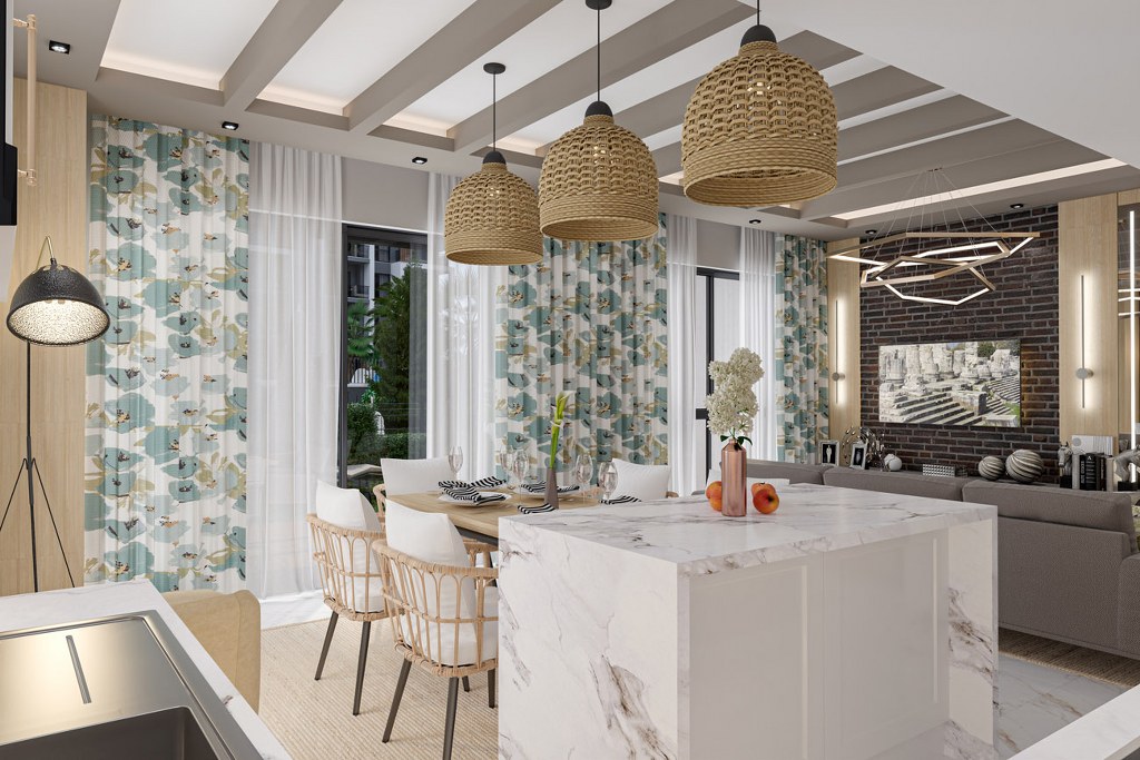 Роскошные апартаменты «Emerald Grand Deluxe» в Авсалларе