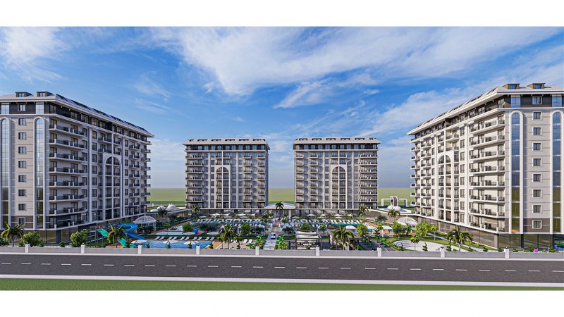 "Exodus Riverside" Квартиры в новом масштабном проекте в Демирташ Аланья