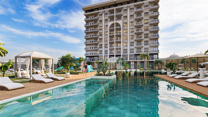 "Exodus Riverside" Квартиры в новом масштабном проекте в Демирташ Аланья