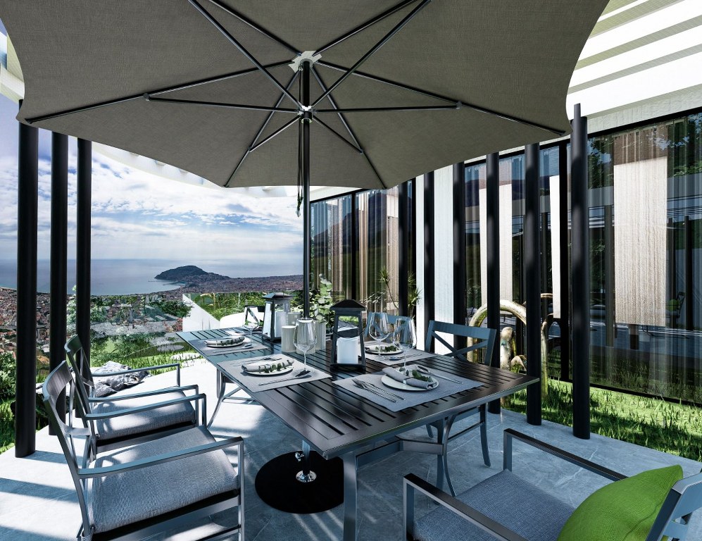 New luxury villa with sea view
