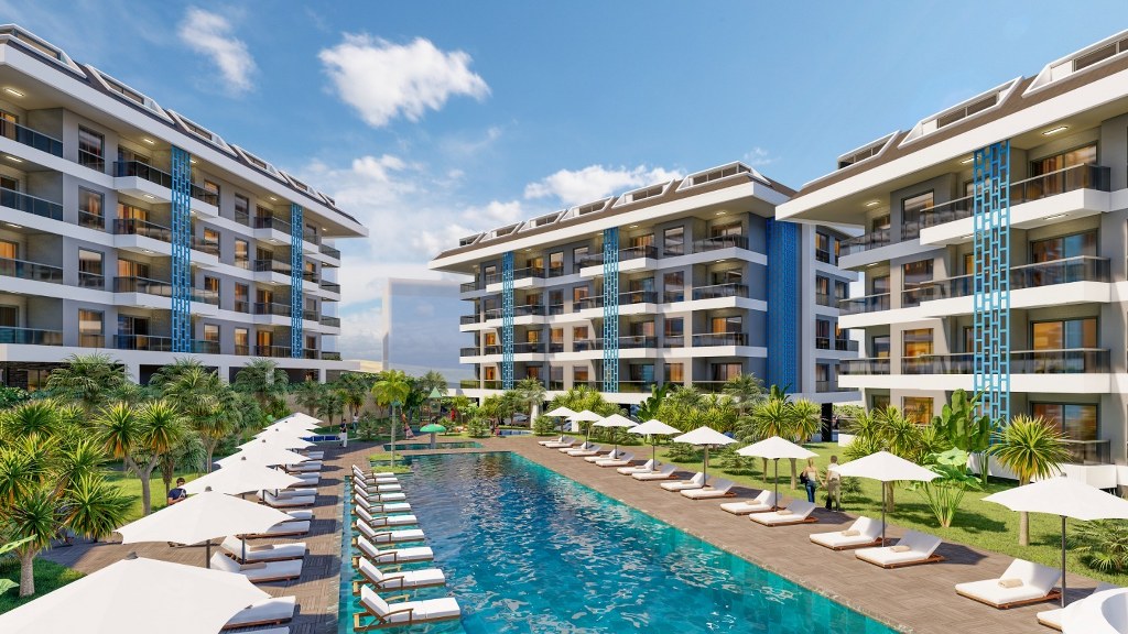 Calypso Residence Квартиры в масштабном комплексе в Кестель