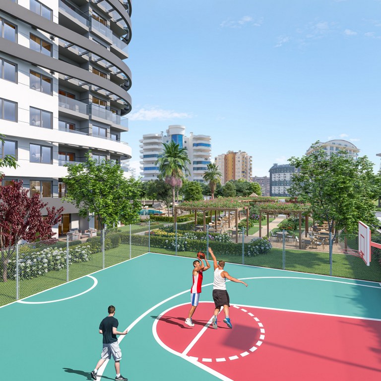 The Taurus Residence Новый комплекс с полной инфраструктурой в Махмутлар