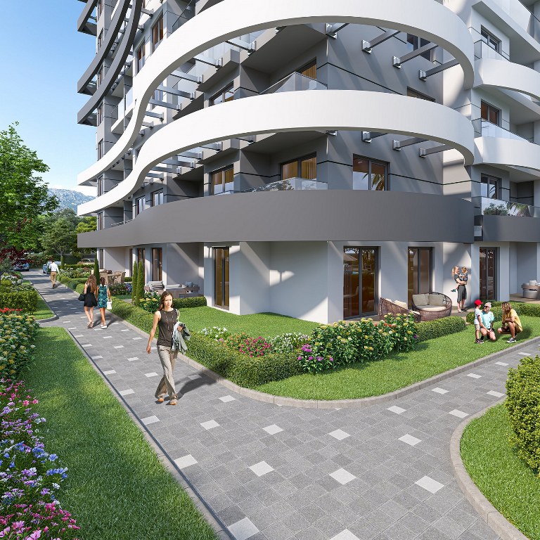 The Taurus Residence Новый комплекс с полной инфраструктурой в Махмутлар