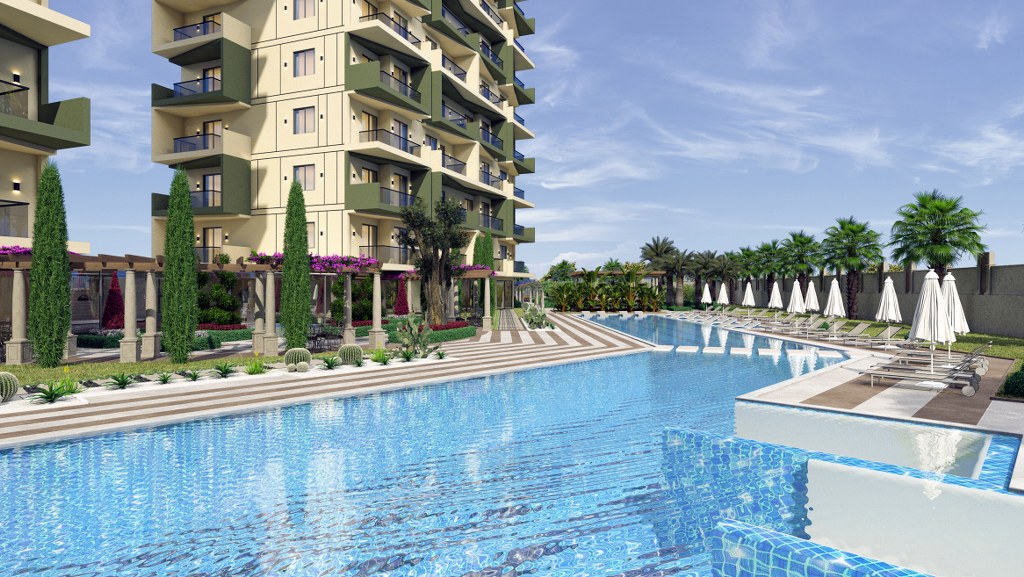 Best Home Gardenia 44 Квартиры в новом строительном проекте в Демирташ