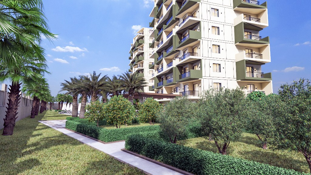 Best Home Gardenia 44 Квартиры в новом строительном проекте в Демирташ
