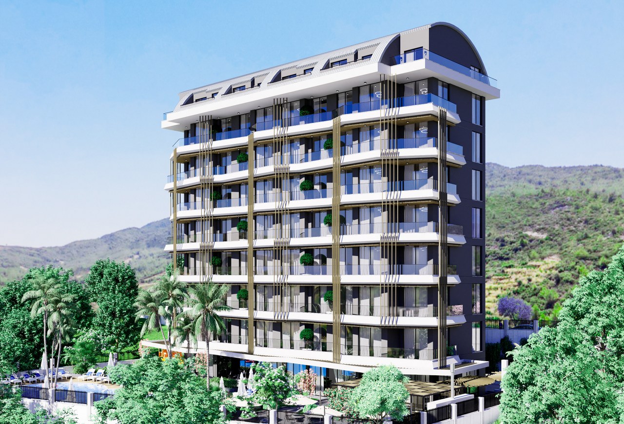 Sunray II Residence Квартиры на продажу в новом проекте в Демирташ Аланья