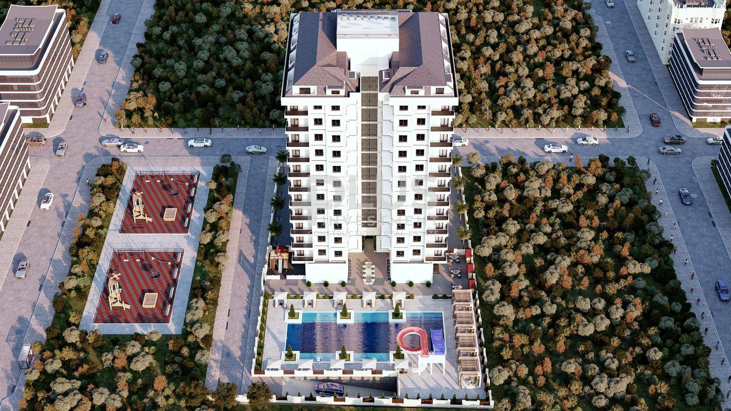 \"YENISEY PARK RESIDENCE\" Проект роскошного ЖК в популярном районе Алании